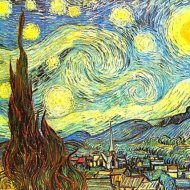 Leírás festmények Vincent Van Gogh „Burgonya evők”