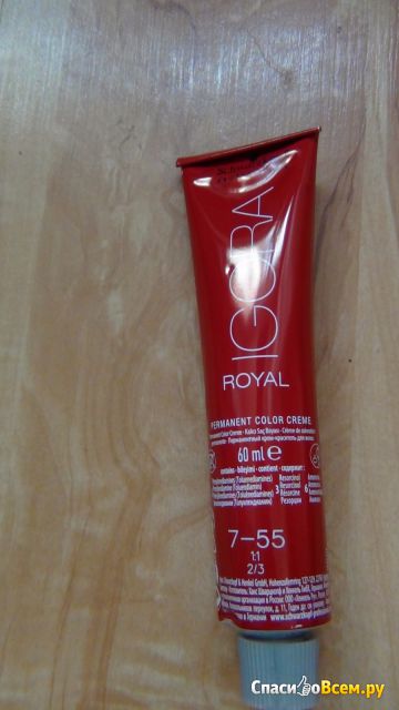 Відгук про крем-барвник для волосся schwarzkopf - igora royal - 8