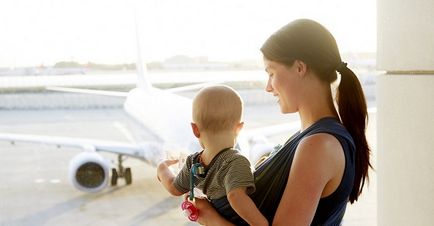 Zbor cu un copil în avion