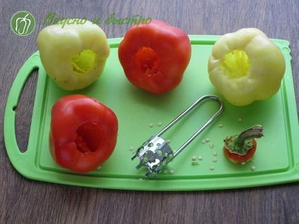 Peppers télen - hogyan befagyasztására paprika töltelék télen - fagyasztás - üres - a kedvencem