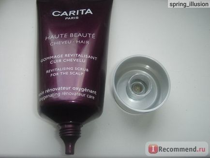 Peeling fejbőrre Carita revitalizáló bőrradír fejbőrre - «peeling