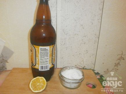 Пиво по-мексиканськи з лимоном (покроковий фото рецепт)