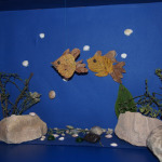 Виріб з природних матеріалів - акваріум з рибками