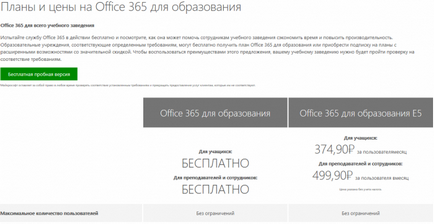 Conectați-vă la un set de servicii educaționale de birou 365 furnizate de Microsoft gratuit