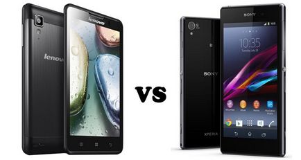 O comparație detaliată a sony xperia z1 vs lenovo p780