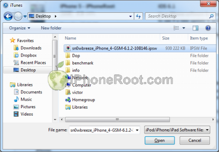 Pas cu pas jailbreak untethered și debloca iphone 4 folosind sn0wbreeze (windows) ios 6