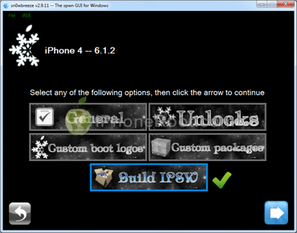 Áttekintés lekötve jailbreak és kinyit iPhone 4 Sn0wbreeze (windows) iOS 6