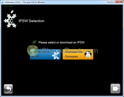 Áttekintés lekötve jailbreak és kinyit iPhone 4 Sn0wbreeze (windows) iOS 6