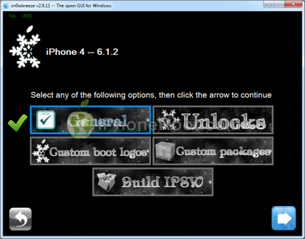 Áttekintés lekötve jailbreak és kinyit iPhone 4 Sn0wbreeze (windows) iOS 6