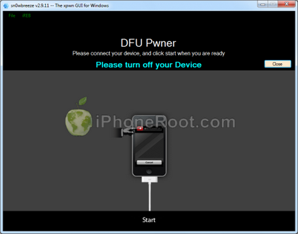 Pas cu pas jailbreak untethered și debloca iphone 4 folosind sn0wbreeze (windows) ios 6