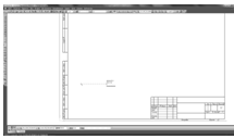 Secvența de dezvoltare 2d desen al blocului de roți dințate în sistem ascon compass 3d -