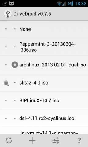 Aplicația drivedroid transformă smartphone-ul Android într-un disc de pornire cu linux sau Windows 8