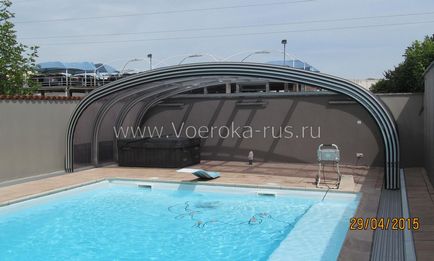 Pavilion piscină cu piscină pentru prestigiu