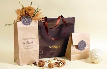 Розробка бренду, створення логотипу, дизайн фірмового стилю бутика натуральної косметики biolique