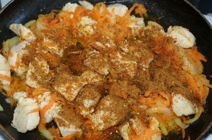 Recept pilaf csirke-lépésre képekkel (pilaf) Recept pilaf csirke-lépésre képekkel