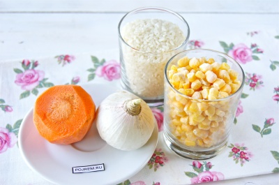 Kukoricás rizzsel - lépésről lépésre recept, hogyan kell főzni fényképpel (kukorica) Kukoricás rizzsel - lépésről lépésre recept, hogyan kell főzni fotókkal