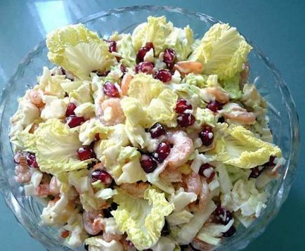 Saláta gránátalma recept ízletes lépésről lépésre