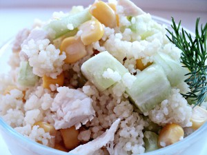 Salata cu couscous și pui pas cu pas rețetă cu fotografie