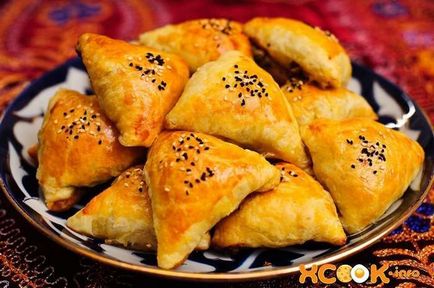 Самбуса - покроковий фото рецепт приготування в духовці по-таджкскі