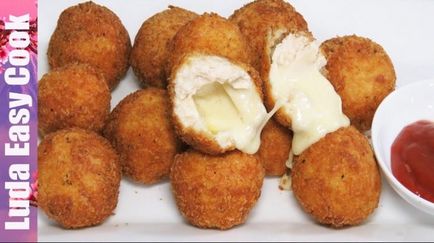 Cele mai delicioase nuggeturi de pui cu brânză