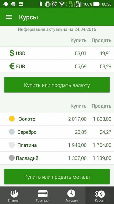 Sberbank Online - bármilyen tranzakció és fizetési okostelefonjáról