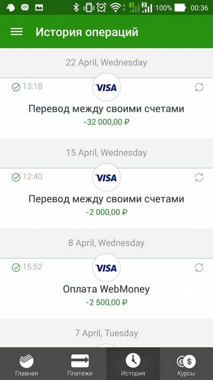Sberbank Online - bármilyen tranzakció és fizetési okostelefonjáról