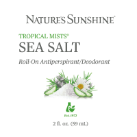Sea salt roll-on antiperspirant deodorant
