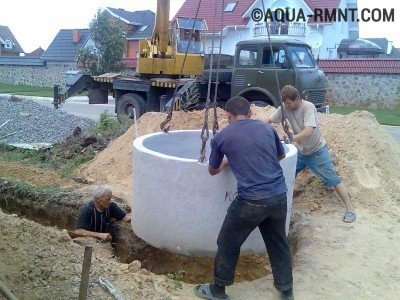 Un rezervor septic din inele de beton cu mâinile proprii - un dispozitiv, circuite, instalare