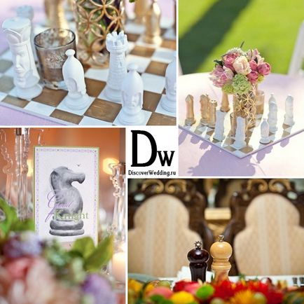 Шахова весілля організація і декор торжества з фото