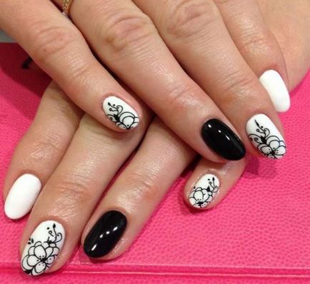 Shellac design foto 2016-2017 pentru unghii scurte, idei frumoase de manichiura