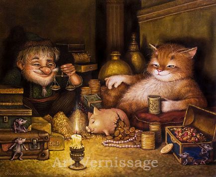 Казкові коти художника олександра Маскаєва, все для жінок