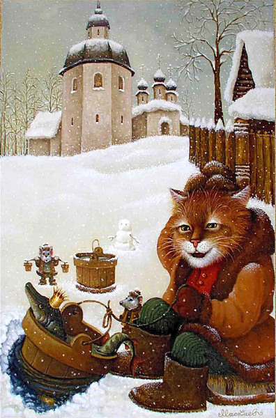 Казкові коти художника олександра Маскаєва, все для жінок