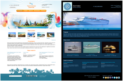 Creați un site web al agenției de turism - soluții gata pentru agențiile de turism