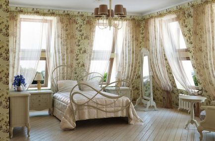 A hálószoba a francia stílusban - a megtestesült romantika és érzékenység
