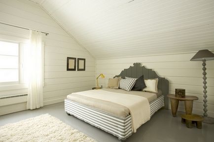 Dormitor în atmosferă rustică stil rustic pentru un somn bun, design dormitor