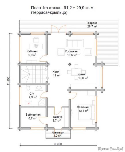 Costul de a construi o casă de la grinzi lipite - o revizuire a cabana