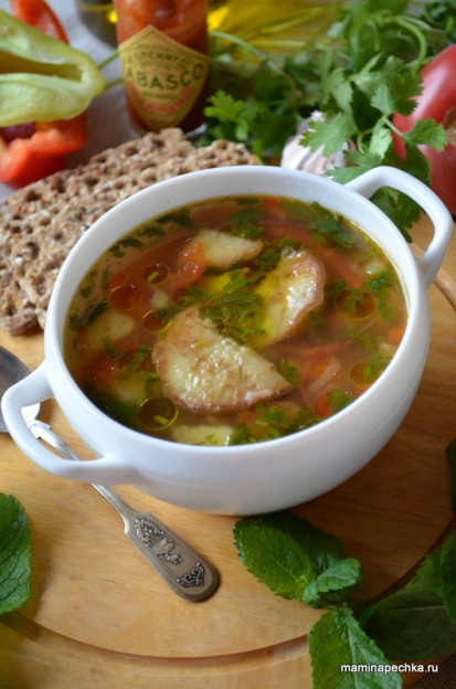 Суп з баклажанами - домашній рецепт