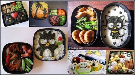 Sushi art in bento-boxes, sau arta japoneza de colectare a micului dejun