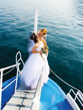 Esküvői hajón - a nyári változat díszvacsora