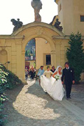 Весілля, вртбовскій сад
