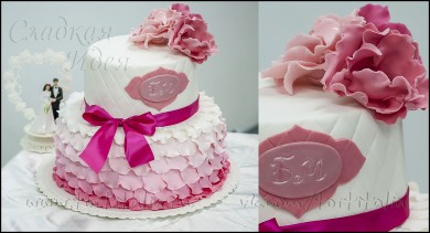 Esküvői torta, édes ötlet (sütemények) Esküvői torta, édes ötlet