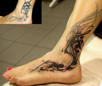 Ansambluri tatuaj glezna și caracteristici aplicație