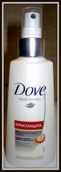 Термозахисний спрей для волосся repair therapy від dove - відгуки, фото і ціна