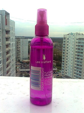 Термозахисний спрей poker straight flat iron protection shine mist від lee stafford відгуки