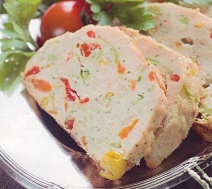 Terrine de pui și legume