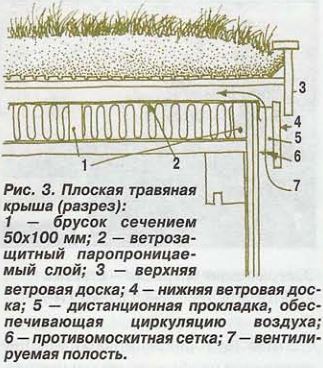 трав'яна покрівля