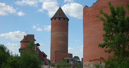Castelul Turaida unde este localizat, fotografie