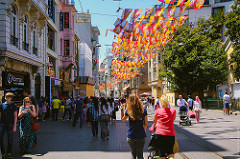 Strada istiklal în excursia de la Istanbul, povestea în care se află