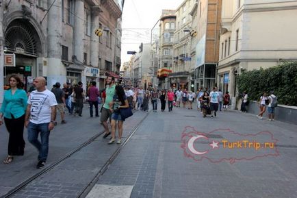 Strada istiklal din Istanbul fotografie și descriere