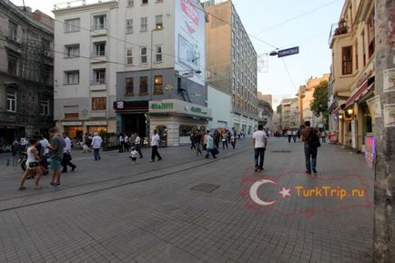 Strada istiklal din Istanbul fotografie și descriere